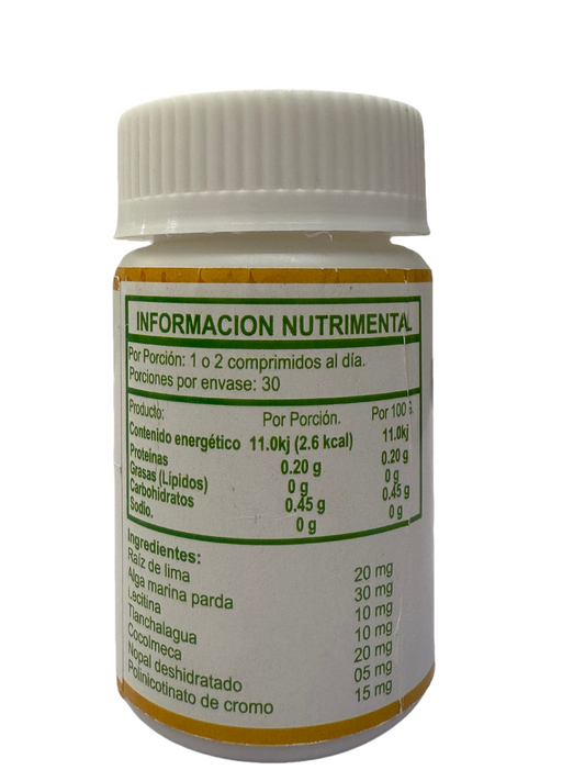 SlimChrome | 30 Comprimidos | DAAE