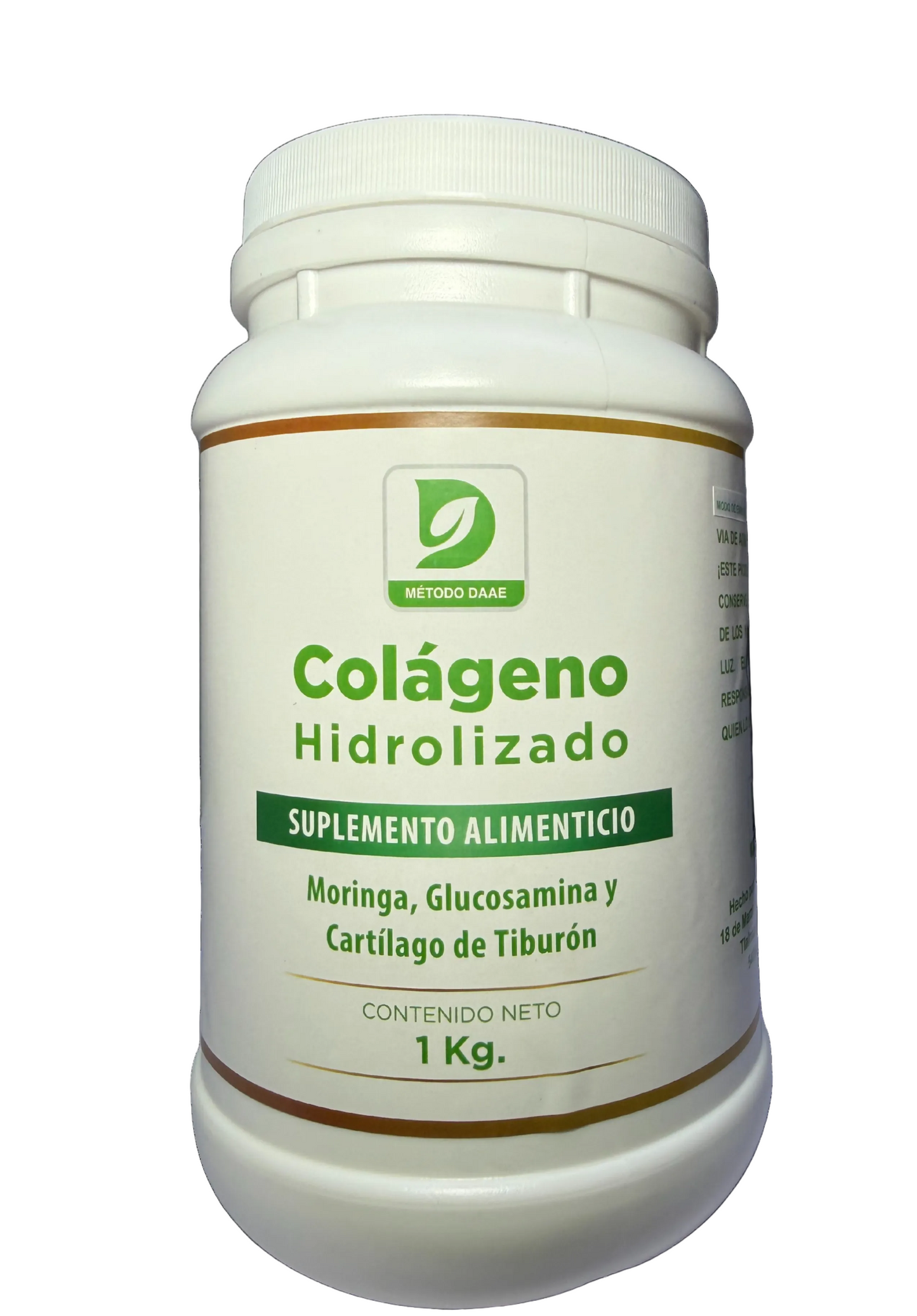 Colágeno Hidrolizado | Cartílago De Tiburón | 1kg | DAAE