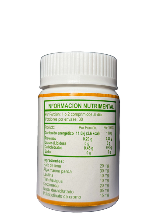 SlimChrome | 30 Comprimidos | DAAE