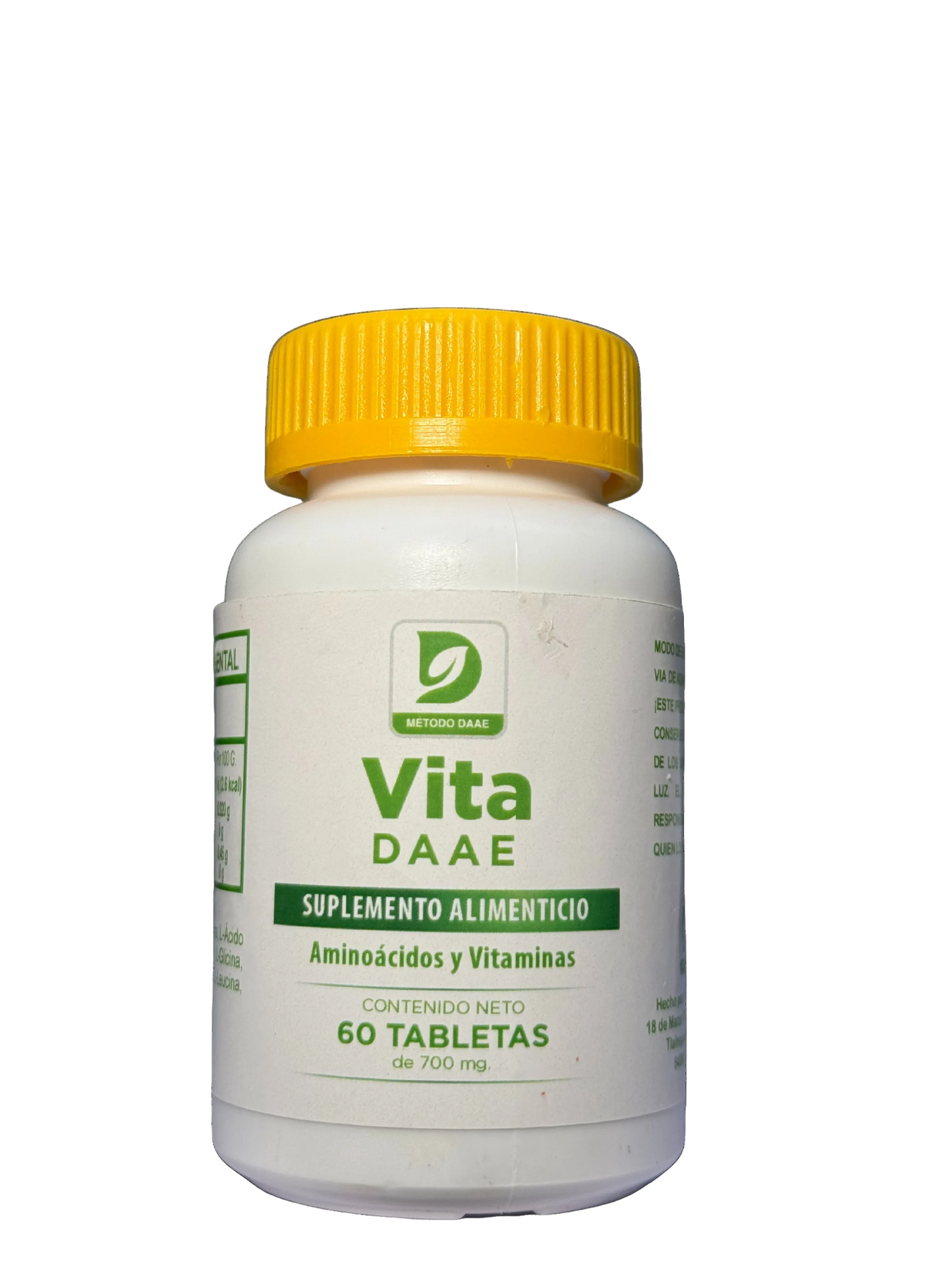 Vita DAAE | 60 Cápsulas | 700mg por porción | DAAE